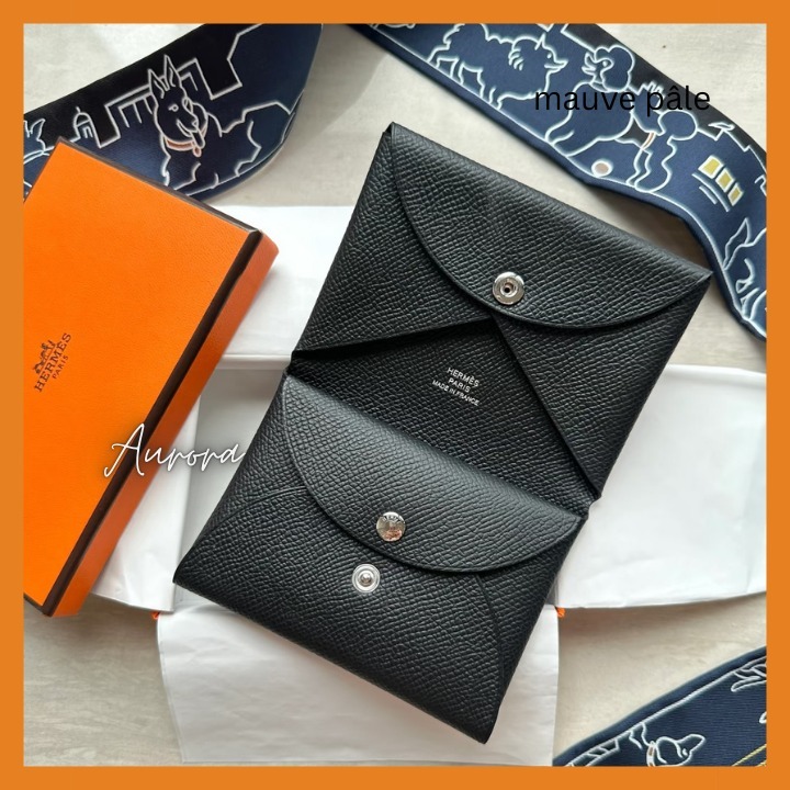 カラーバリ多数♪[HERMES]カルヴィ デュオ ゴートスキン特集 (HERMES