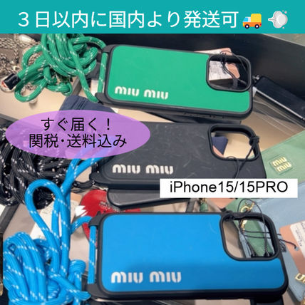 iPhone ケース ショルダー MiuMiu(ミュウミュウ) スマホケース・テック