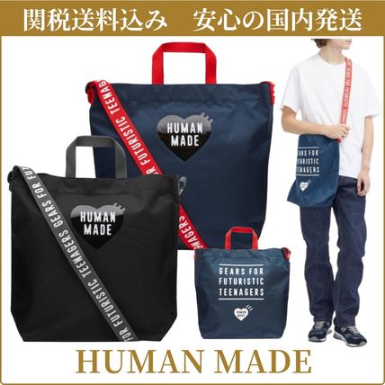 ネイビー（紺）系 HUMAN MADE(ヒューマンメイド) トートバッグ(メンズ