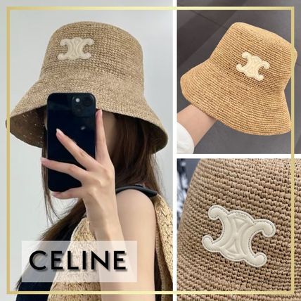 ラフィア CELINE(セリーヌ) 帽子(レディース) - ブランド通販のBUYMA