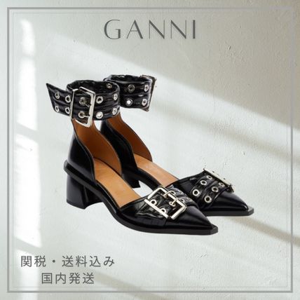 アンクルストラップ Ganni(ガニー) パンプス(レディース) - 海外通販の