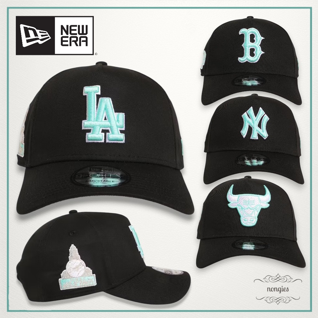 限定品☆NEW ERA☆9FORTY A-Frame ティファニーブルー キャップ (New