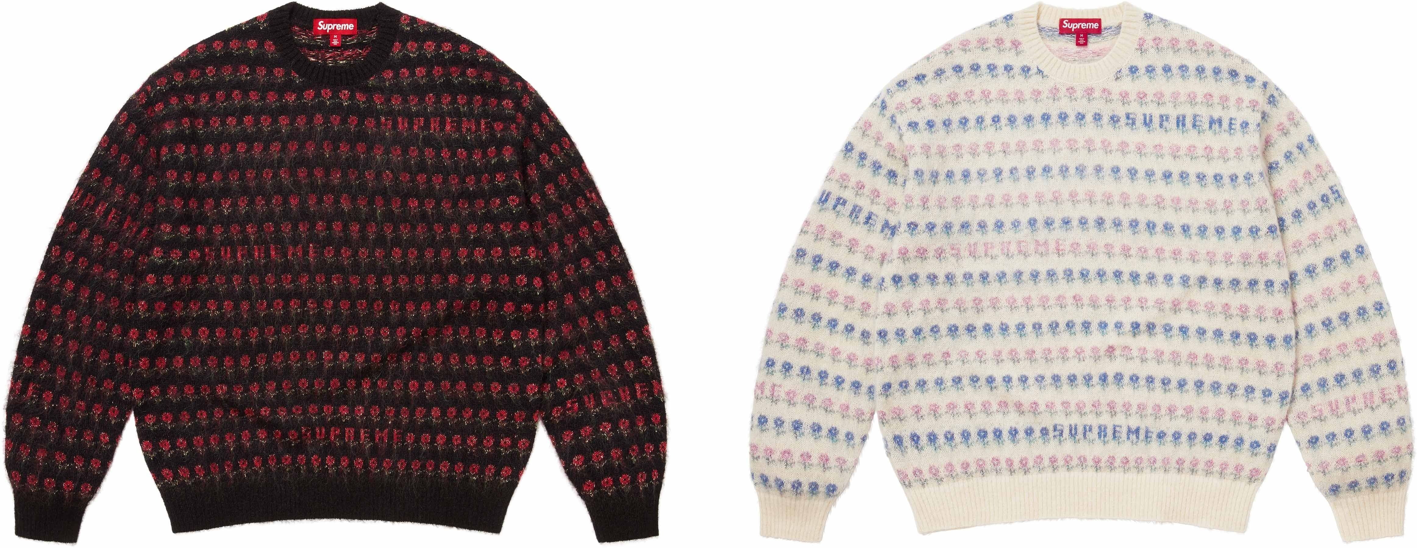 FW25 Supreme Flowers Metallic Sweater - セーター (Supreme/ニット
