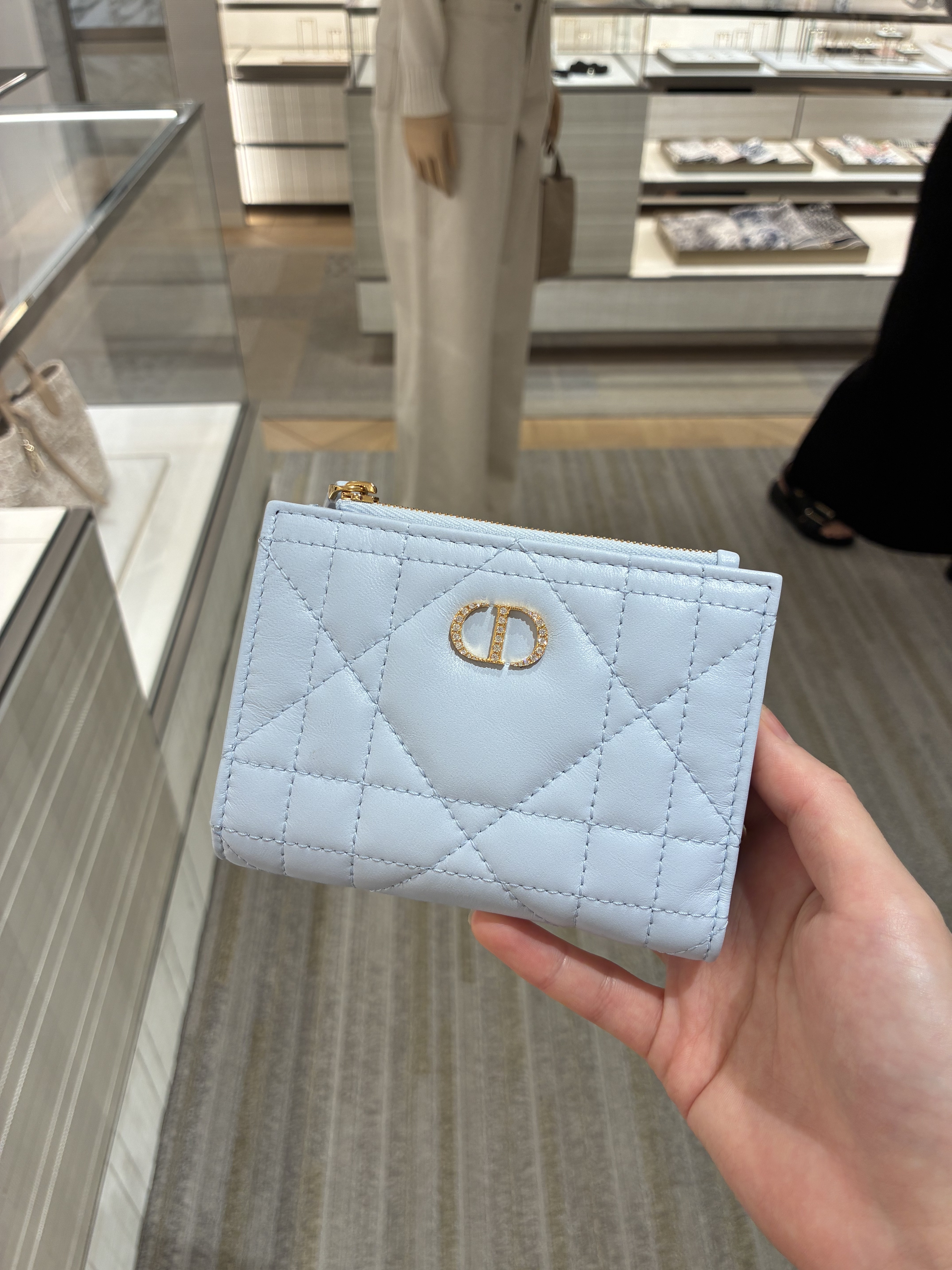 日本限定♪】Dior☆Dior Caro Dahlia クリスタル ウォレット (Dior