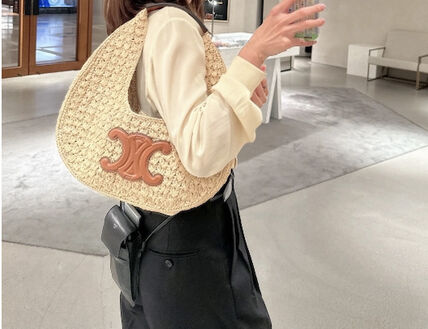 ベージュ系 CELINE(セリーヌ) かごバッグ(レディース) - ブランド通販