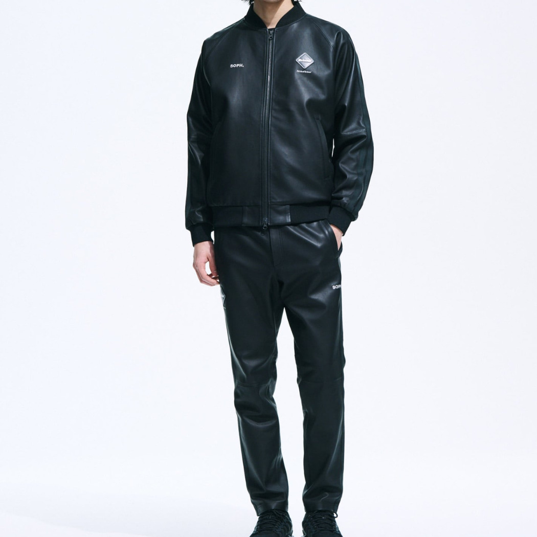 上下セットアップ】F.C.Real Bristol レザージャケット パンツ (F.C.