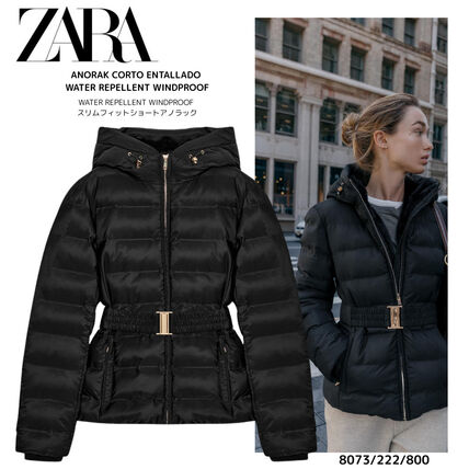 ブラック（黒）系 ZARA(ザラ) ダウンジャケット・コート(レディース