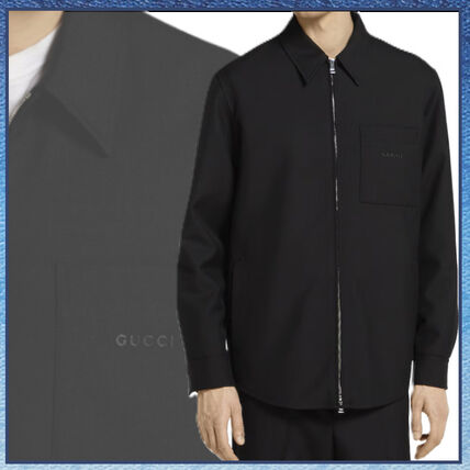 ブラック（黒）系 S GUCCI(グッチ) シャツ(メンズ) - グッチ GUCCI