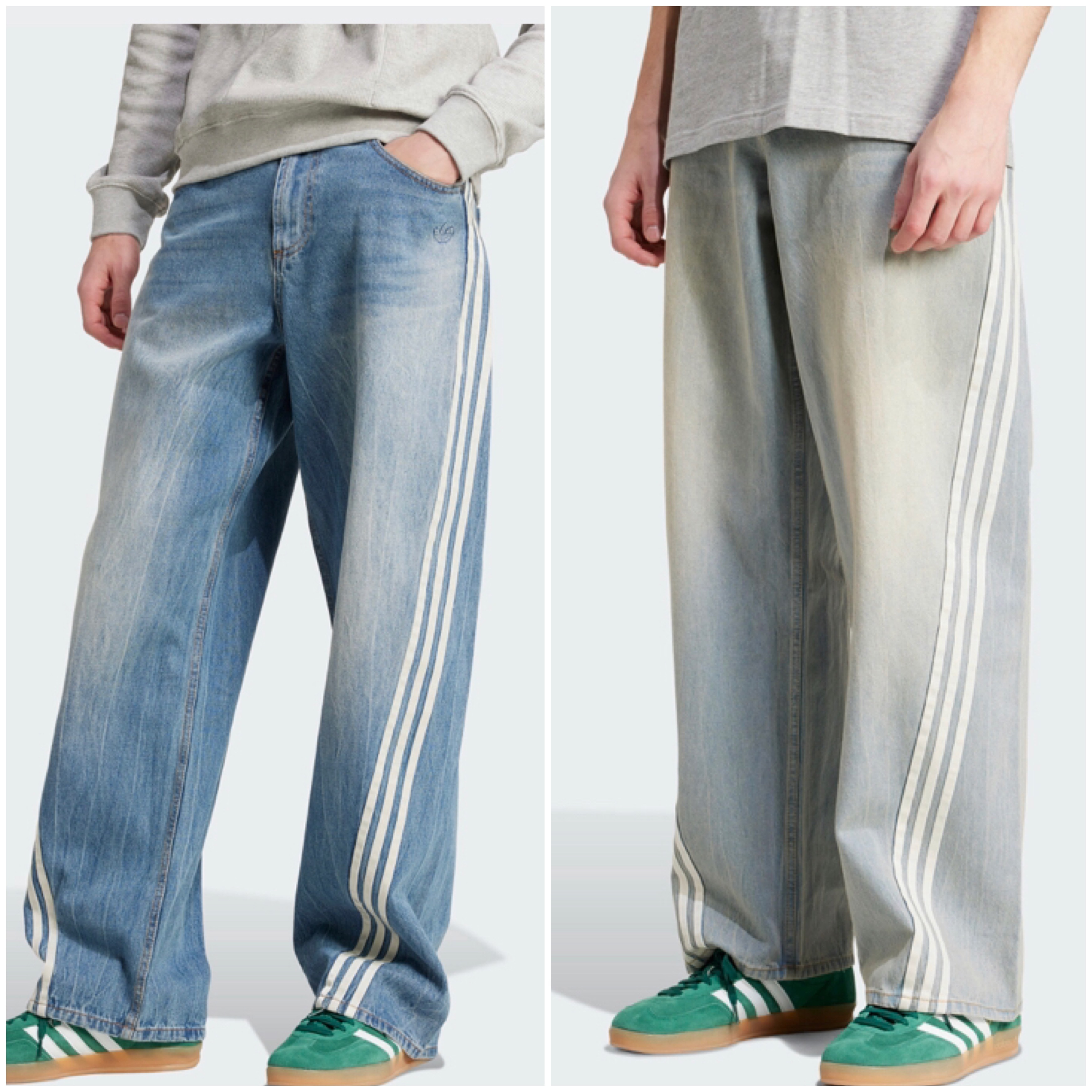adidas】ADILENIUM SEASON 3 LOOSE FIT デニム ジョガーパンツ (adidas