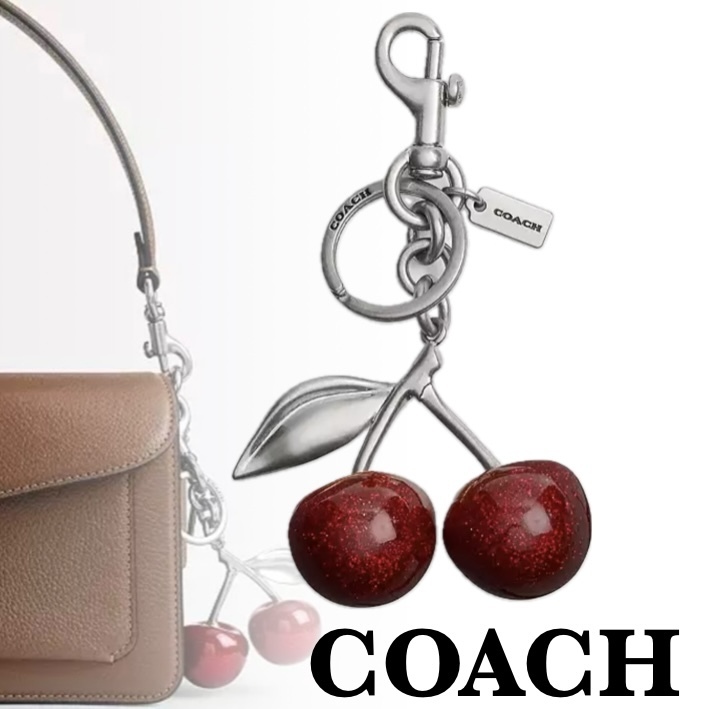チェリー バッグチャーム】COACH ☆ さくらんぼ キーチェーン (Coach