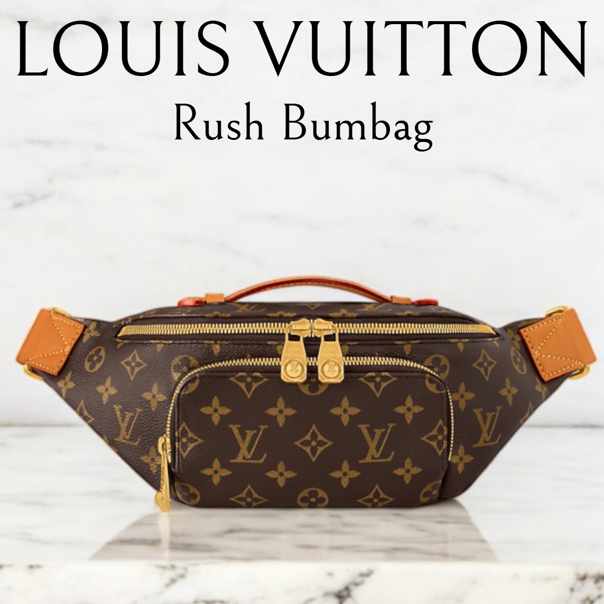 新作メンズ*LV*Rush Bumbag モノグラムベルトバッグ M14019 (Louis