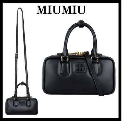 アルカディ ブラック（黒）系 MiuMiu(ミュウミュウ) バッグ・カバン