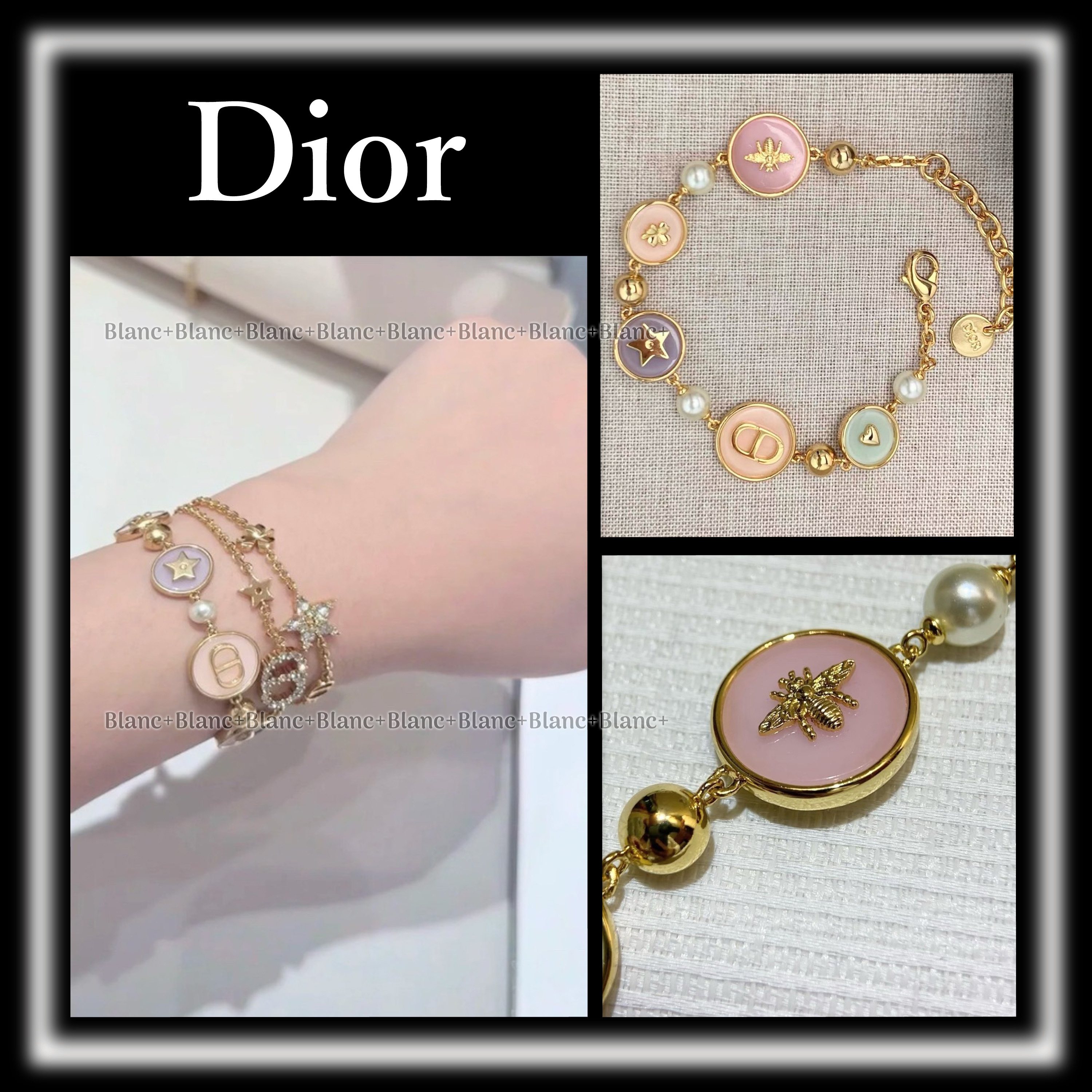 モダンなデザイン♪【Dior】D-Luck ブレスレット (Dior/ブレスレット