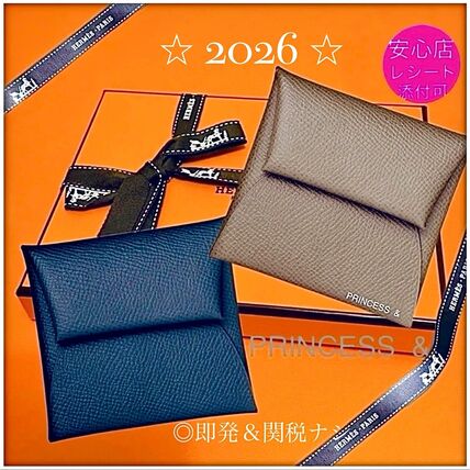 ブラック（黒）系 HERMES Bastia(エルメス バスティア) コインケース