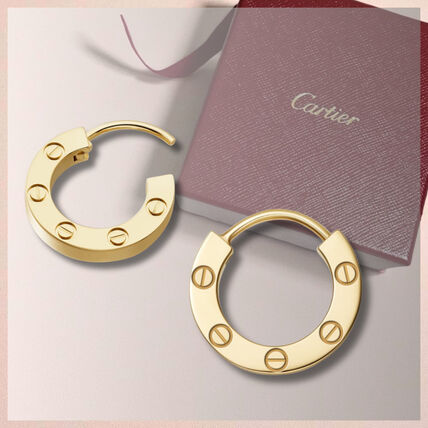 ゴールド（金色）系 Cartier LOVE(カルティエ ラブ) ピアス(レディース