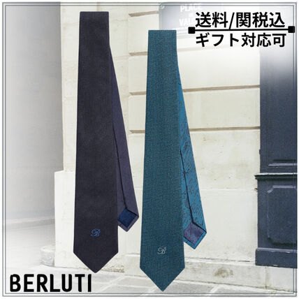 ネイビー（紺）系 Berluti(ベルルッティ) ネクタイ(メンズ) - ブランド