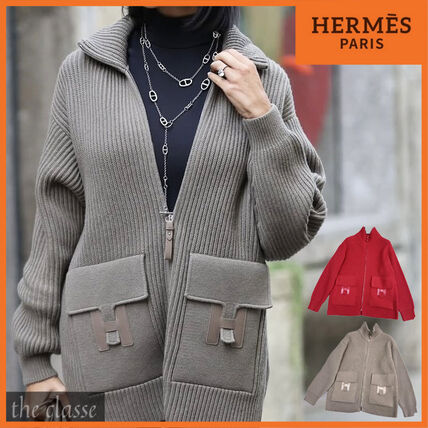 ニット HERMES(エルメス) アウター(レディース) - ブランド通販のBUYMA