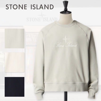 ホワイト（白）系 S STONE ISLAND(ストーンアイランド) スウェット