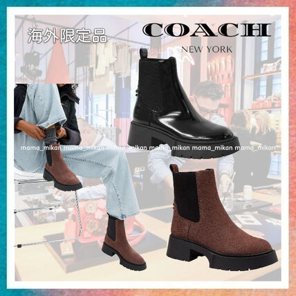 サイドゴア Coach(コーチ) ブーツ(レディース) - ブランド通販のBUYMA