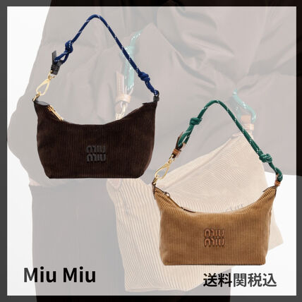 コーデュロイ MiuMiu(ミュウミュウ) バッグ・カバン(レディース