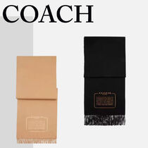 COACH エンブロイダード パッチ カシミヤ マフラー (Coach/マフラー