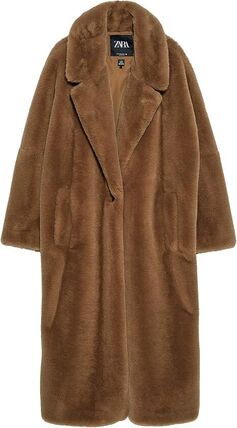 フェイクファー ZARA(ザラ) コート(レディース) - ブランド通販のBUYMA