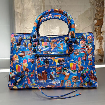 グラフィティ ブルー（青）系 BALENCIAGA(バレンシアガ) バッグ