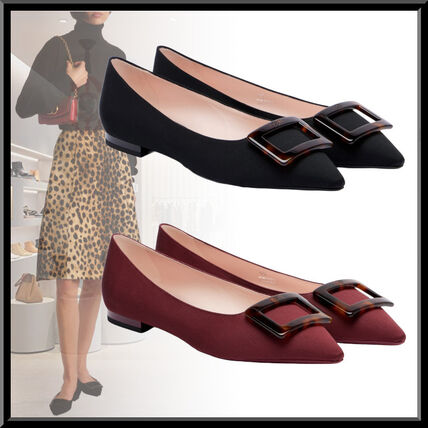 レッド（赤）系 22cm Roger Vivier(ロジェ・ヴィヴィエ) フラット