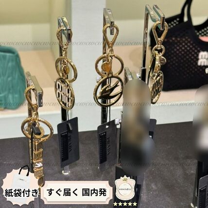 ゴールド ゴールド（金色）系 MiuMiu(ミュウミュウ) キーホルダー