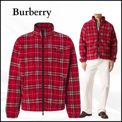 レッド（赤）系 Burberry(バーバリー) アウター・ジャケット(メンズ