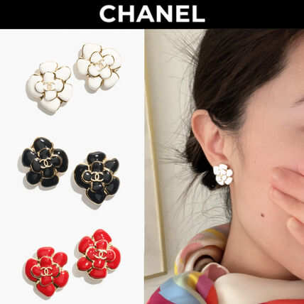 レッド（赤）系 CHANEL(シャネル) ピアス(レディース) - ブランド通販