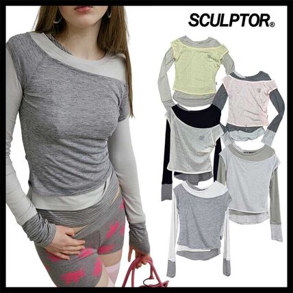 ベージュ系 L SCULPTOR(スカルプター) トップス(レディース