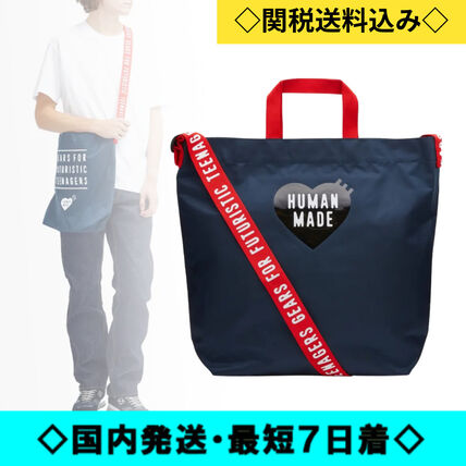 ネイビー（紺）系 HUMAN MADE(ヒューマンメイド) トートバッグ(メンズ
