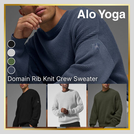グリーン（緑）系 ALO Yoga(アロー) ニット・セーター(メンズ