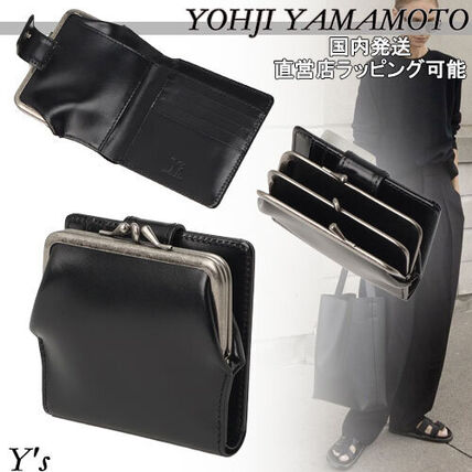 がま口 Yohji Yamamoto(ヨウジヤマモト) 折りたたみ財布(レディース