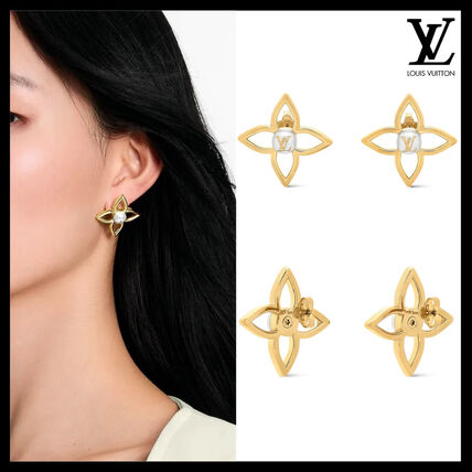 ゴールド（金色）系 Louis Vuitton(ルイヴィトン) ピアス(レディース