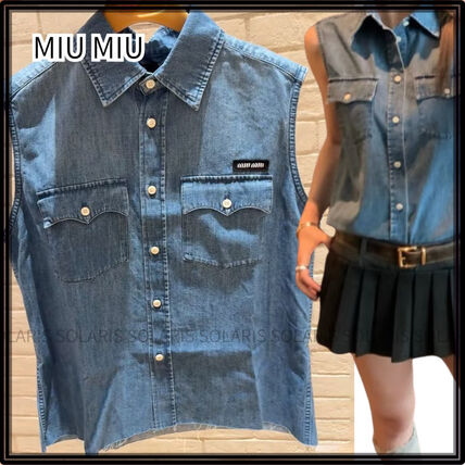 ノースリーブ MiuMiu(ミュウミュウ) トップス(レディース) - ブランド