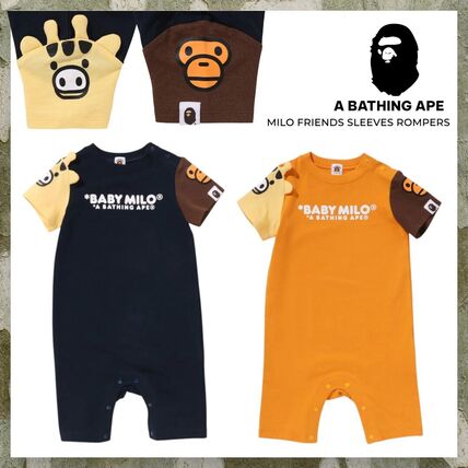 A BATHING APE(アベイシングエイプ) ベビーロンパース・カバーオール