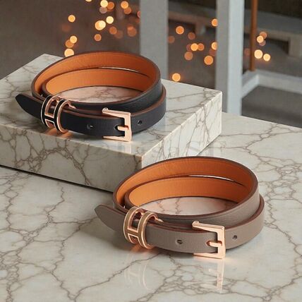 レザー（本革） HERMES(エルメス) ブレスレット(レディース