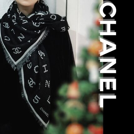 大判 CHANEL(シャネル) マフラー・ストール(レディース) - ブランド