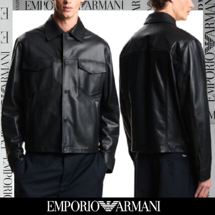 EMPORIO ARMANI(エンポリオアルマーニ) レザージャケット(メンズ