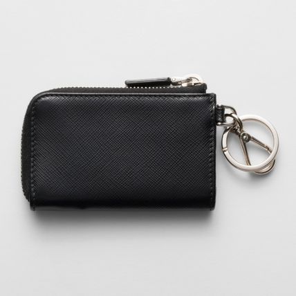 大人気】PRADA◇サフィアーノレザー ミニポーチ キーリング付 (PRADA