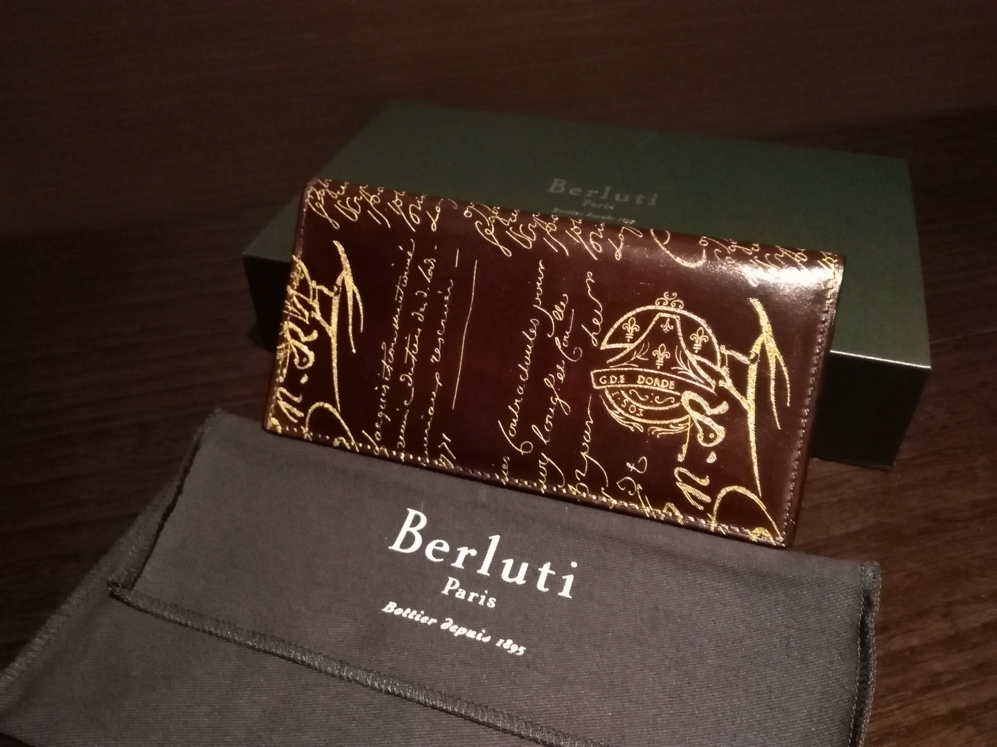 関税込◇限定ゴールドパティーヌ希少品!! ベルルッティSEQUOIA