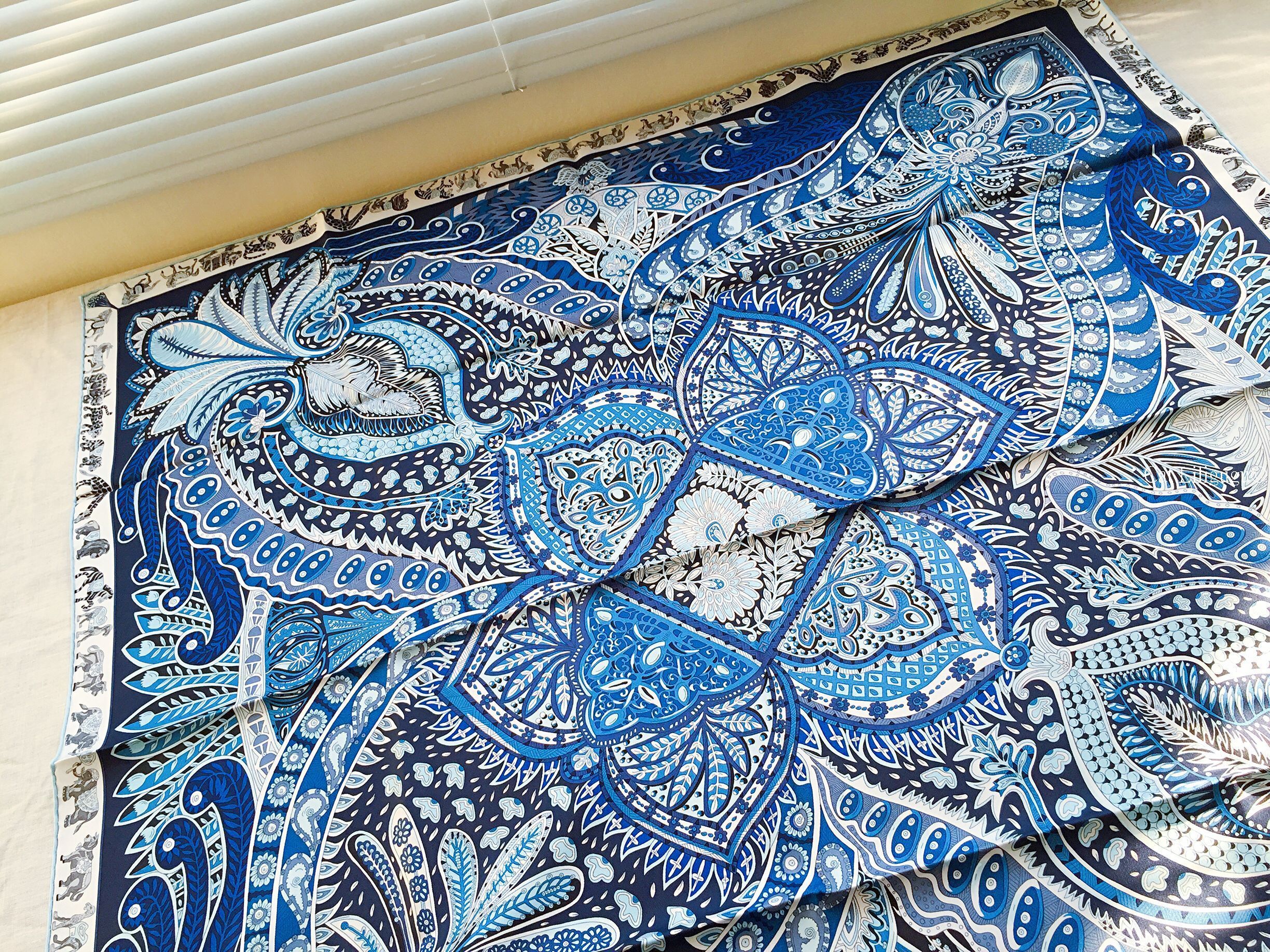 エルメス)カレ90《マハラニの庭》 90スカーフ (HERMES/スカーフ