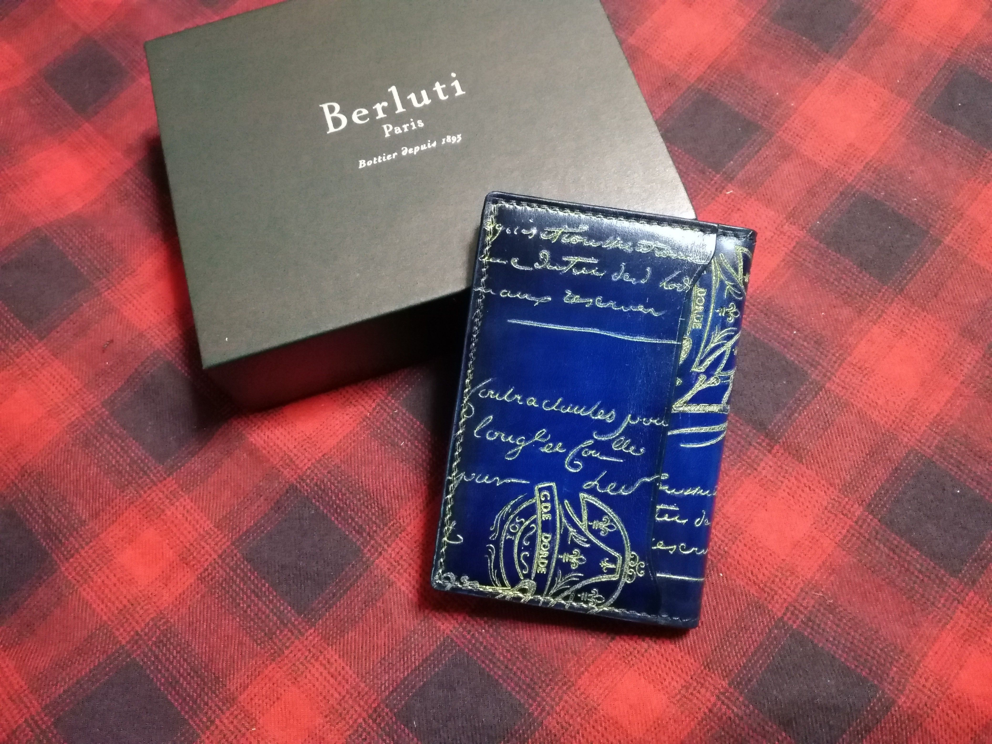 スタンプx限定ゴールドパティーヌ希少品!! ベルルッティ JAGUA