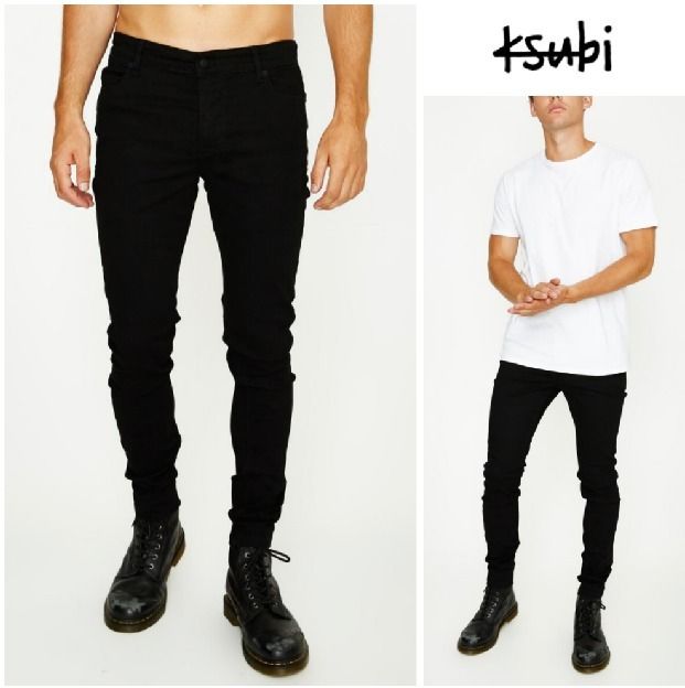 KSUBI】スキニー＆コンフォートVan Winkle Jean Black Rebel (KSUBI