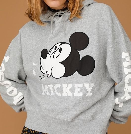 MOUSSYのパーカー（ミッキー グレー） (Disney/パーカー・フーディ