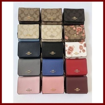 COACH】新作☆コンパクト！レザースモール三つ折り財布 F37968 (Coach