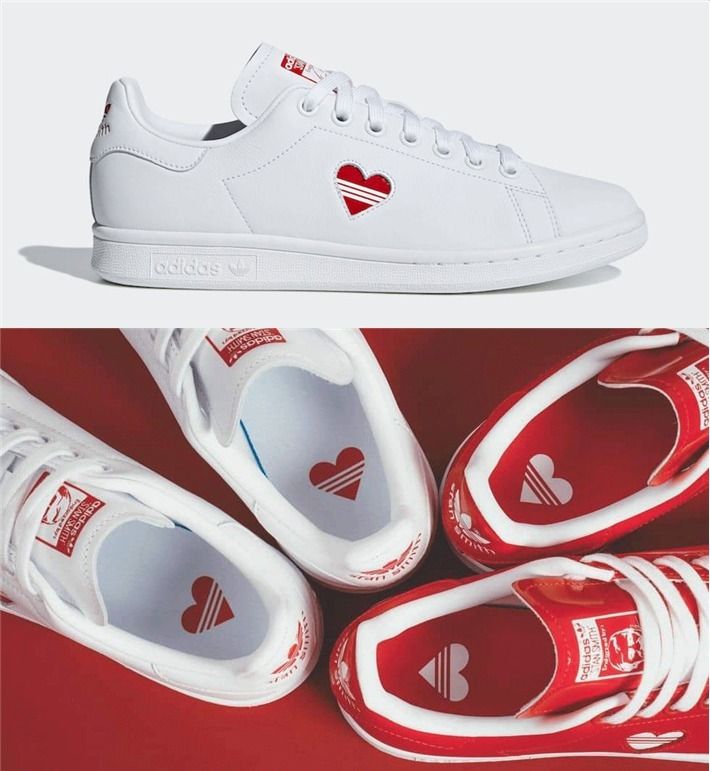 adidas☆Stan Smith☆ハートスニーカー☆2色☆22～28cm (adidas