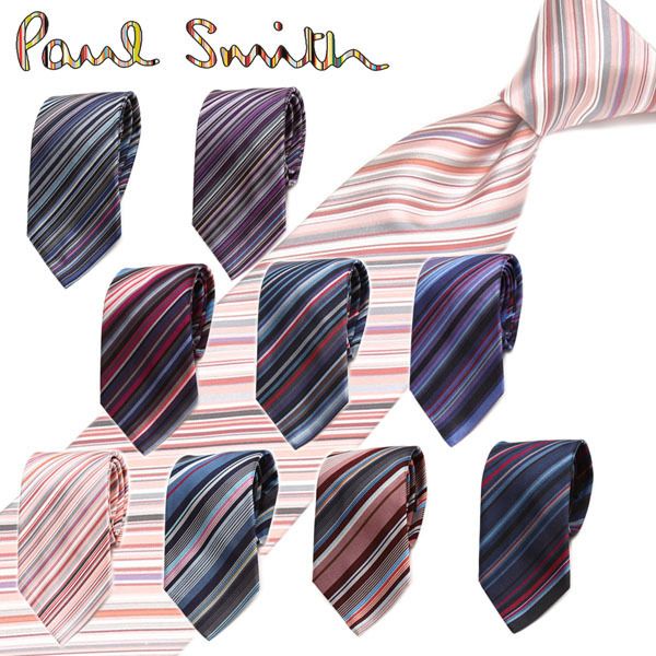 Paul Smith【ポールスミス】マルチストライプ柄ネクタイepssp (Paul